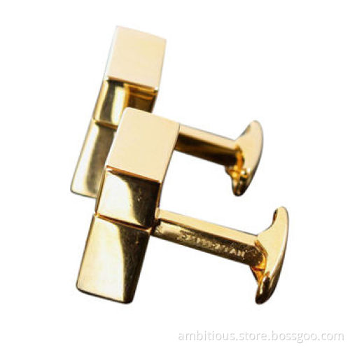 Cufflink shape USB flash drive, high end golden USB